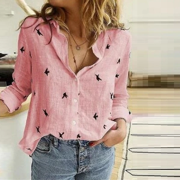 Pink with Bird / 5XL
