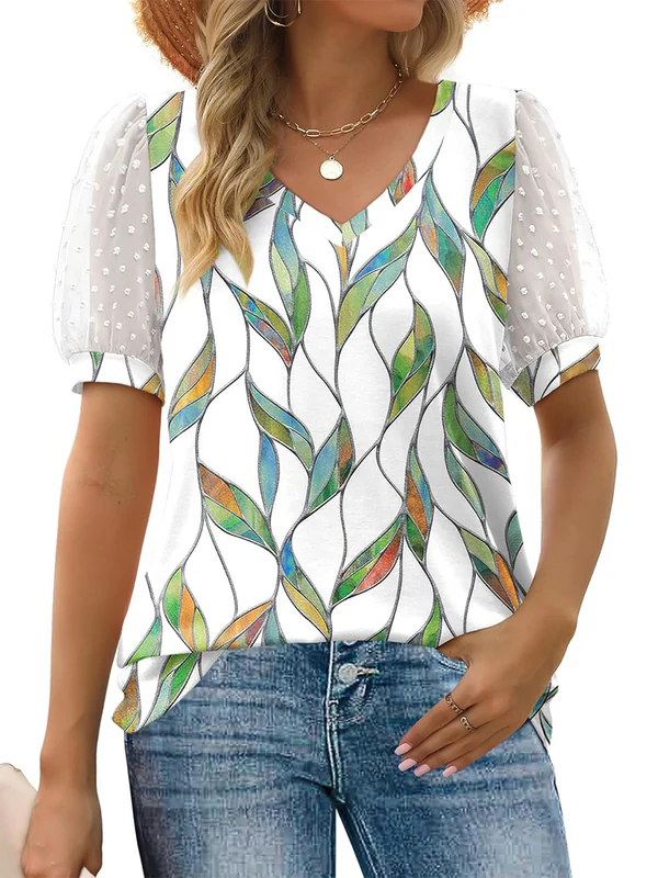 Leaf Print / 2XL