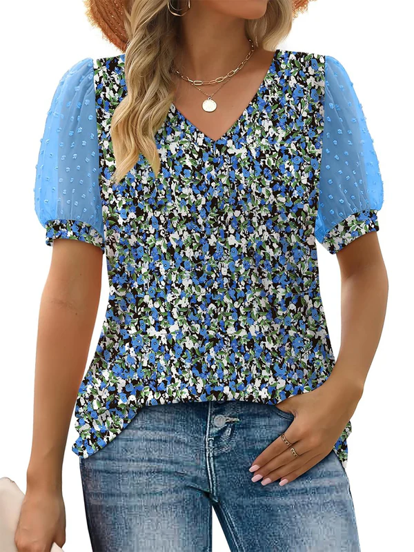 Floral Blue / 2XL