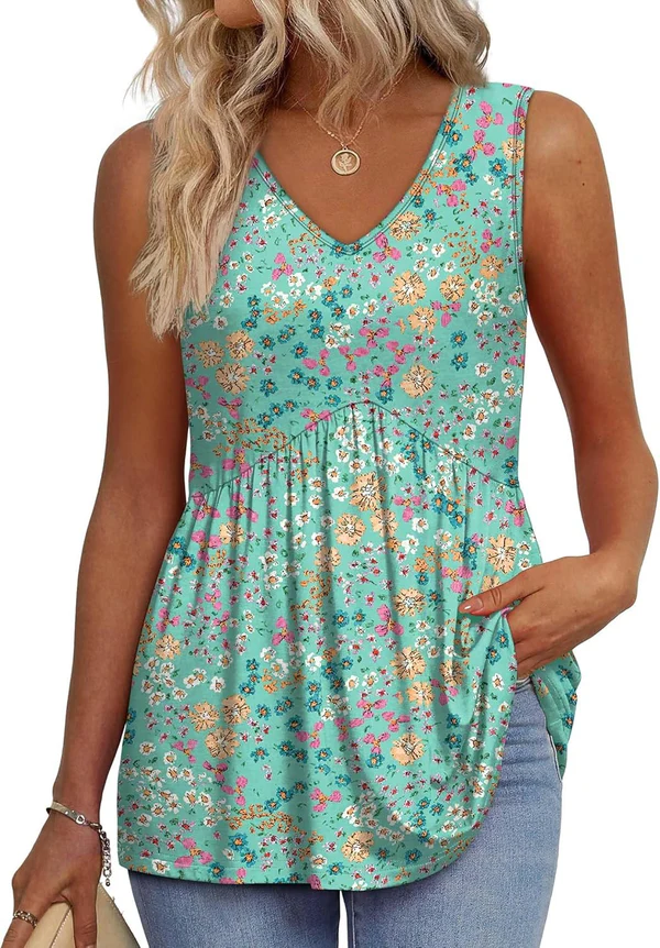 Pink Green Floral / 2XL