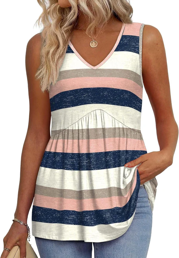 Blue Pink Stripe / 2XL